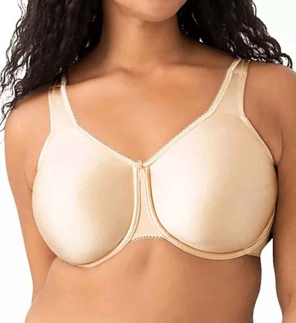 Wacoal Basic Beauty Full Figure Seamless Underwire Bra sz 44DDD tan nude new